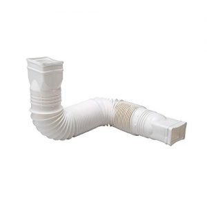 Flex-Drain 85010 Downspout Extension, White