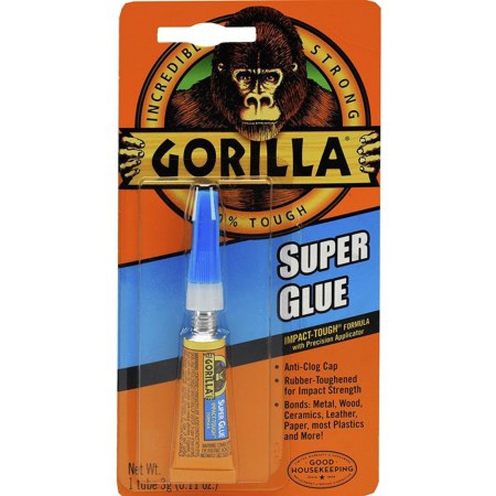 Gorilla 7700104 Super Glue Gel, 1Pack