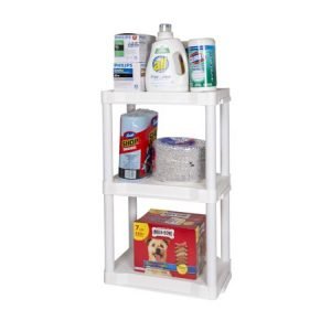 AmazonBasics 3-Shelf Adjustable, Heavy Duty Storage Shelving Unit, Steel Organizer Wire