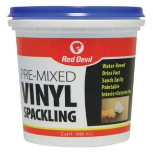 Red Devil 0542 ONETIME Lightweight Spackling, 1/2 Pint, White