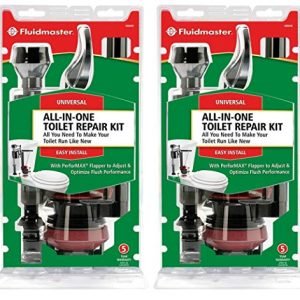 Fluidmaster 400AKRP10 Universal, All In One, Complete Toilet Tank Repair Kit For 2-Inch Flush