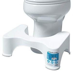 Squatty Potty The Original Bathroom Toilet Stool, 7″ height, White, 7 Inch