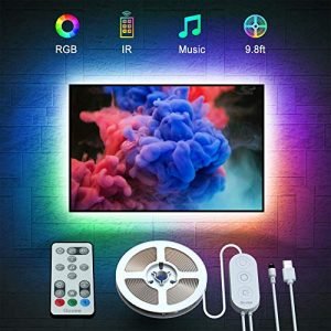 TV LED Backlights, Govee 9.8ft LED Strip Lights with Remote for 46-60 inch TV, 32 Colors 7