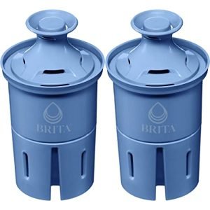 Brita™ Elite™ Water Filter, Advanced Carbon Core Technology™ Replacement Filter for Pitcher and Dispensers, Made Without BPA, Reduces 99% of Lead, 2 Count (Package May Vary)