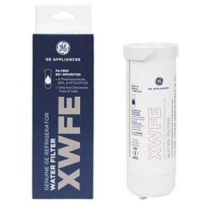 GE XWFE Refrigerator Water Filter | Certified to Reduce Lead, Sulfur, and 50+ Other Impurities | Replace Every 6 Months for Best Results | Pack of 1