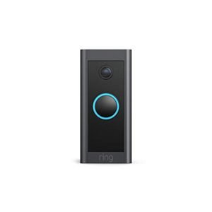 Ring Video Doorbell Wired – Convenient, essential features in a compact design, pair with Ring Chime to hear audio alerts in your home (existing doorbell wiring required) - 2021 release