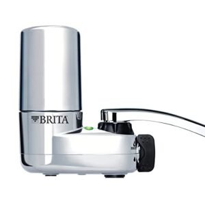 Brita Basic Faucet Water Filter System, Chrome, 1 Count