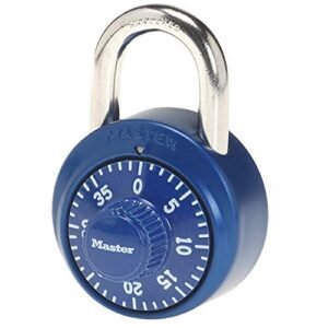 Master Lock Combination Locker Lock, Combination Padlock for Gym and School Lockers, Colors May Vary, 1530DCM