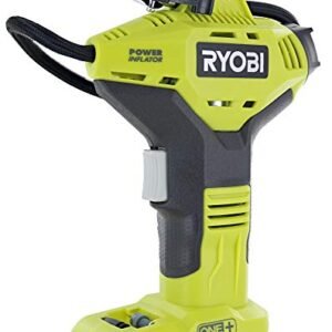 Ryobi Portable Power Inflator for Tires [NEW DIGITAL GAUGE] [18-Volt] [Cordless] [ONE+ Battery system] [P737D] (Battery Not Included, Power Tool Only)